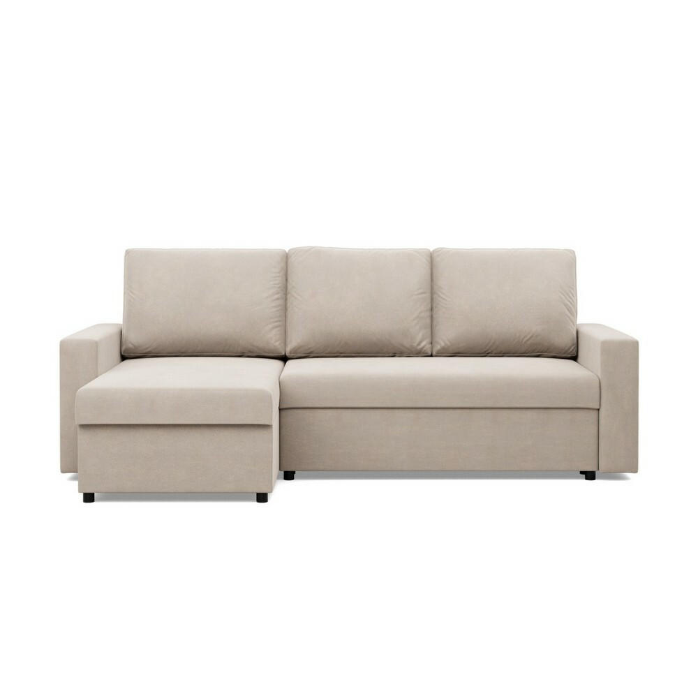 ECKSOFA Neo mit gerader Armlehnen beige - Beige, Textil (231/140cm) - SIMKAM Furniture