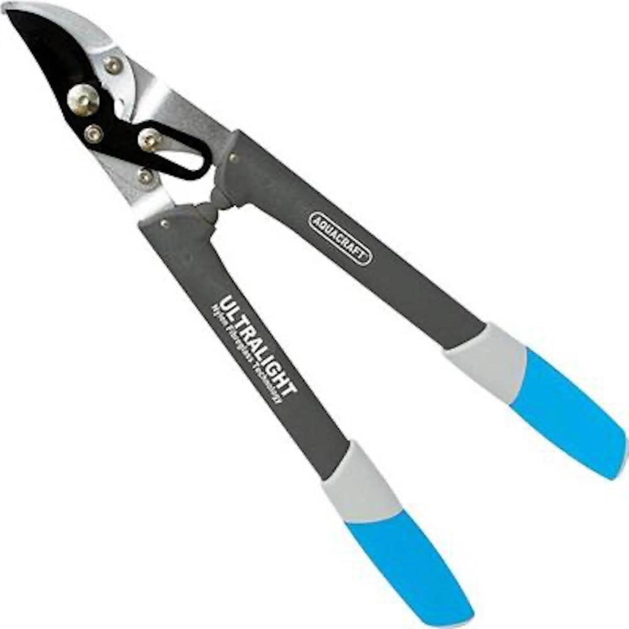 ASTSCHERE ZANI Premium AQUACRAFT Aluminium SoftGrip-Technologieerhöhte Schneidkraft um 30 % - Schwarz, Kunststoff (3/3/53cm) - PROREGAL