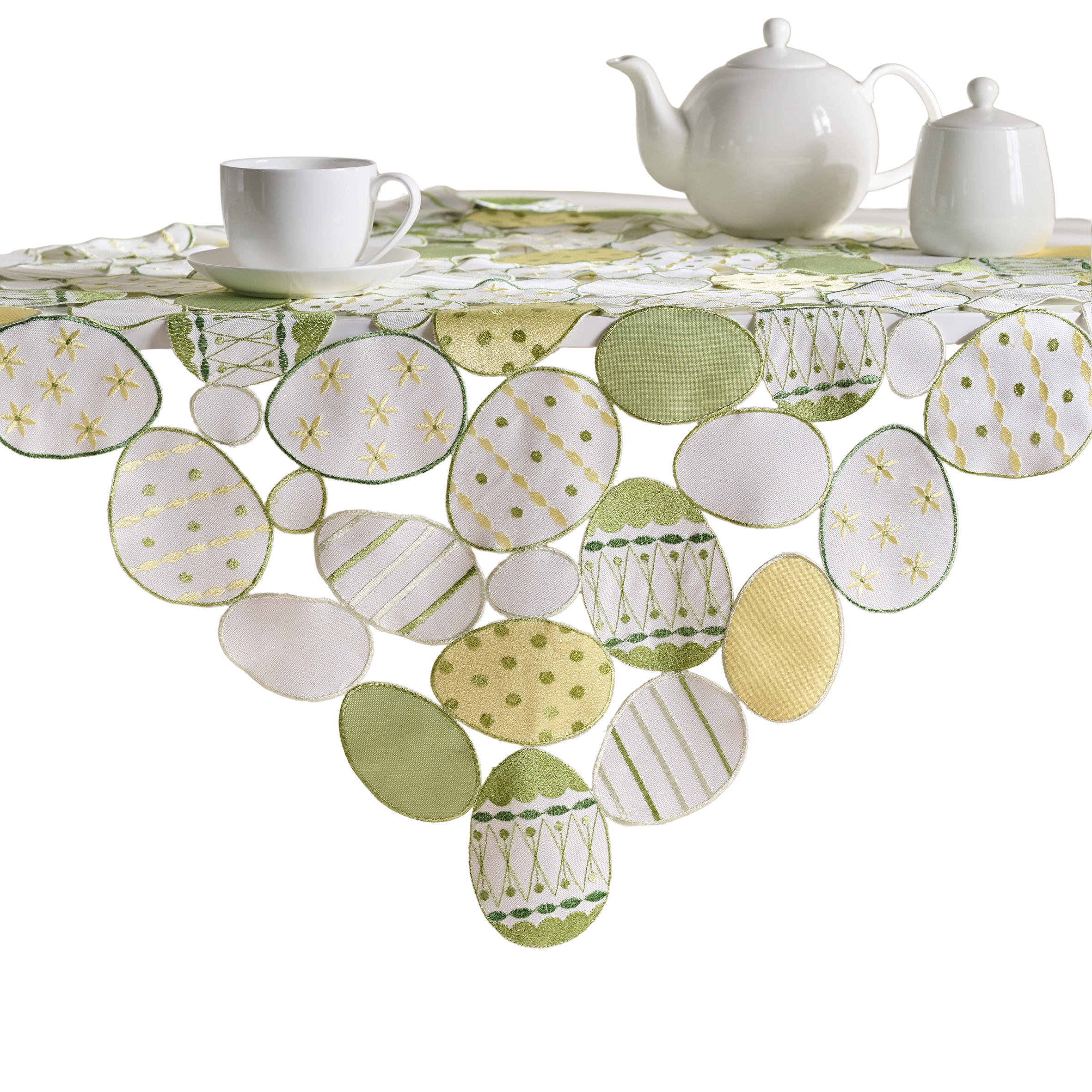 TISCHDECKE Egios - Beige, Textil (80/80/1cm) - home&you