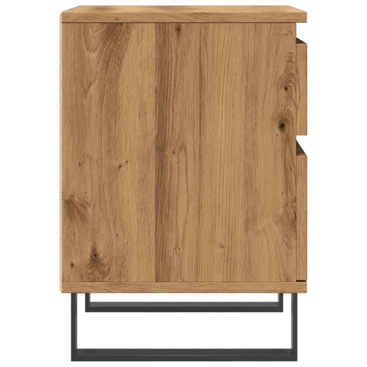NACHTTISCH Artisan-Eiche 40/35/50 Cm Holzwerkstoff - Braun, Holzwerkstoff (35/50/40cm) - vidaXL