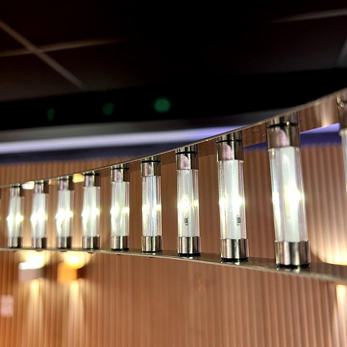 LED-HÄNGELAMPE Atom Ring Schwarzchrom Ø 80cm - Schwarz, Metall (80/80/5cm) - s.luce
