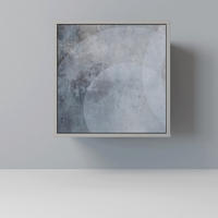SIDEBOARD MUTED ARC, Grau, 57,5x42x57,5 cm, Ohne Füße - Multicolor/Grau, Holzwerkstoff (57.5/57.5/42cm) - SpaceRebels