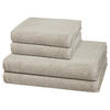 FROTTIERSET Pure 4-teilig - Hellgrau, Textil (50/100cm) - Cawö