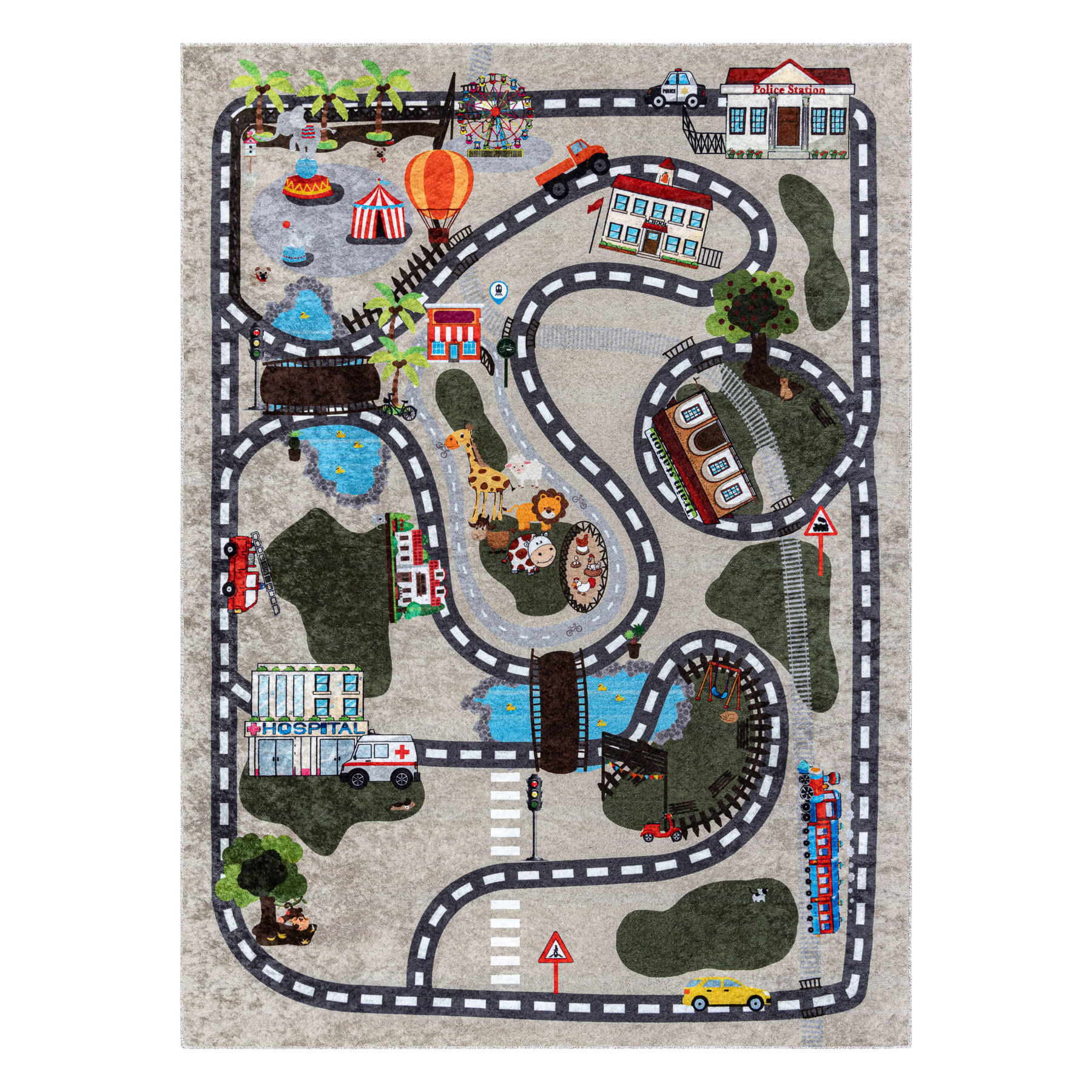 Thumbnail - rugsX Teppich, Beige, Textil, Rechteckig, 120x170 cm, Teppiche & Böden, Teppiche, Teppich Kinderzimmer