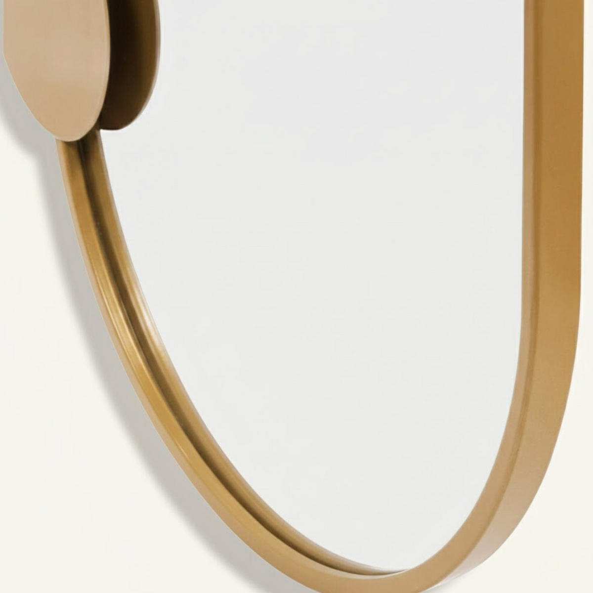 WANDSPIEGEL Saana 50/76 cm goldfarben - Goldfarben, Glas/Metall (50/76/2cm) - STILOVO