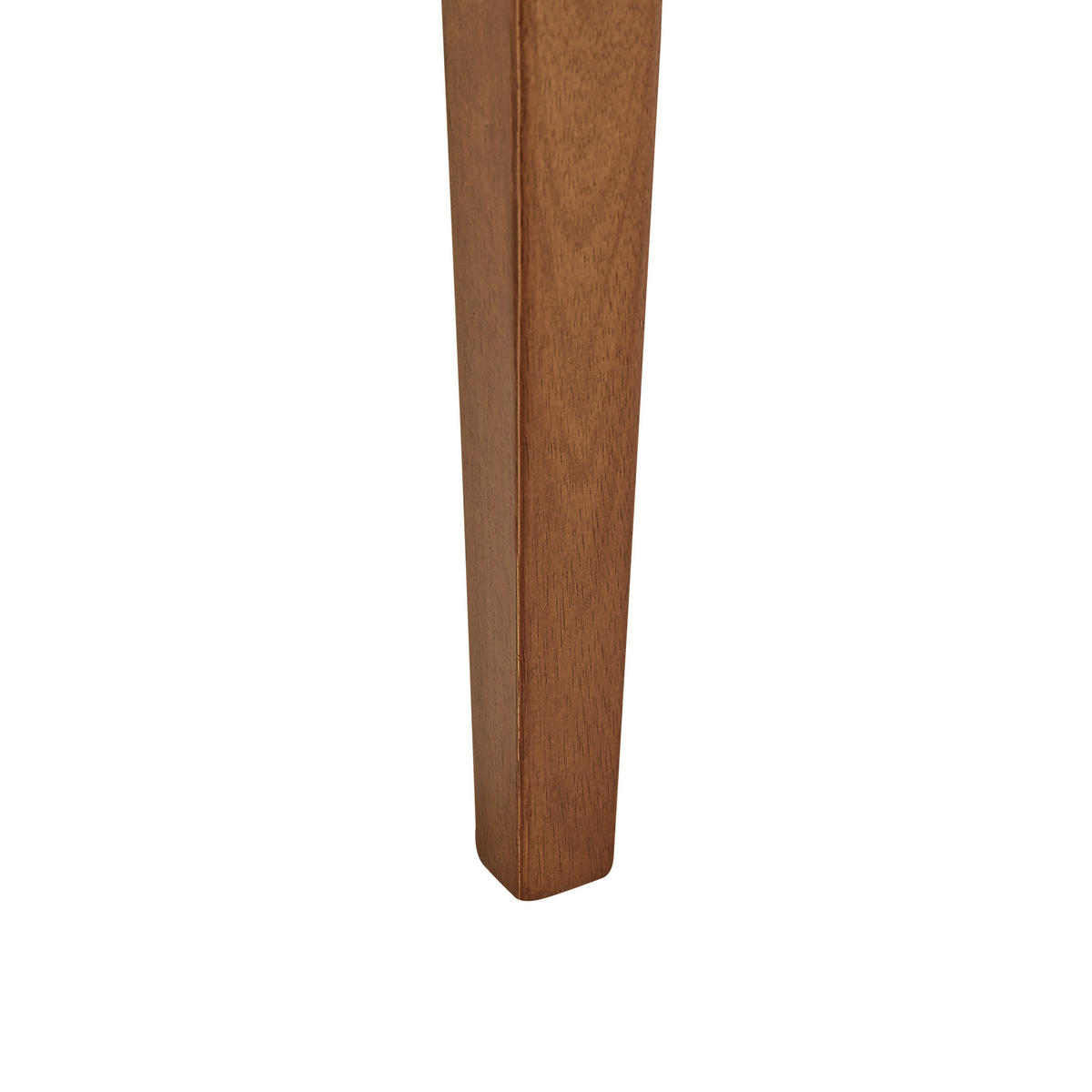 STUHL 2er-Set Gummibaumholz Dunkler Holzfarbton Elmira - Dunkelbraun, Holz/Textil (48/94/43cm) - Beliani