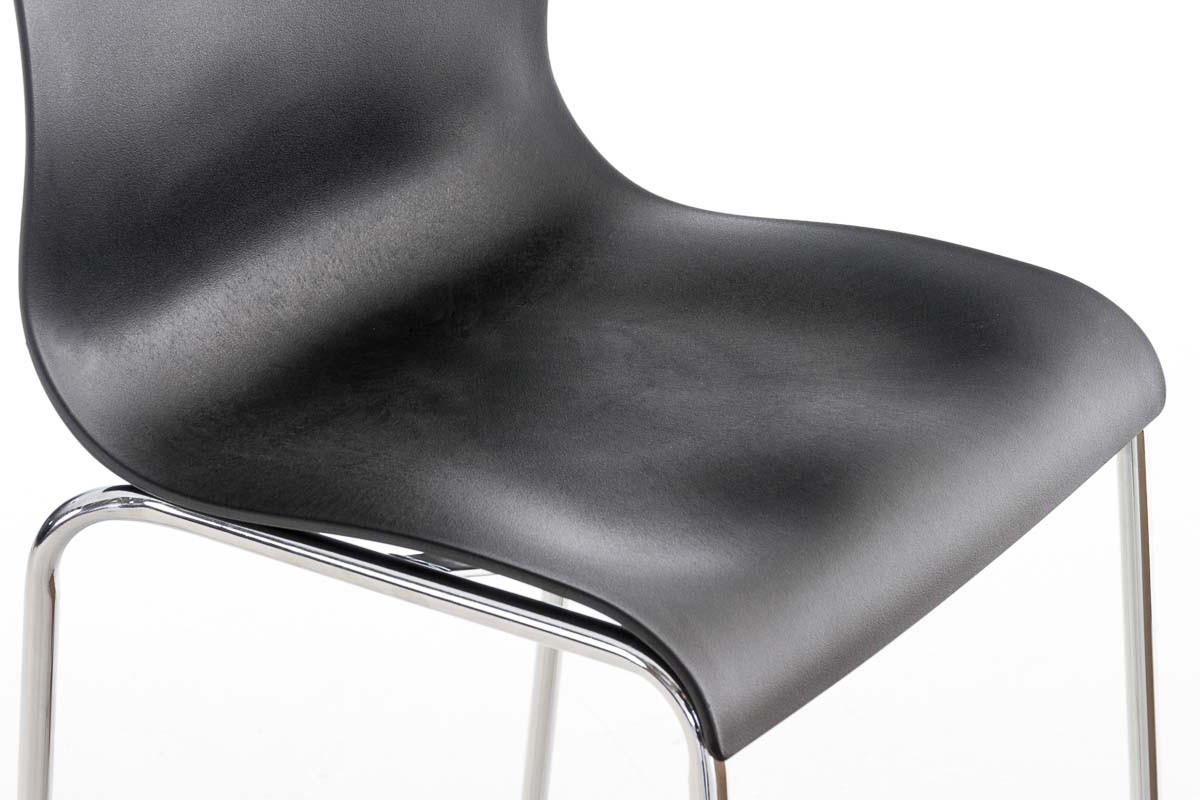 BARHOCKER TOKIO Schwarz Kunststoff - Schwarz, Kunststoff/Metall (43/100/48cm) - DELUKE