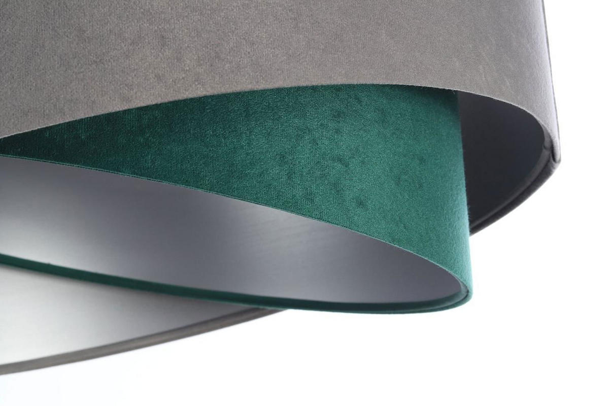 HÄNGELEUCHTE Grau 50/23 cm - Grün, Kunststoff (50/1/23cm) - ONZENO