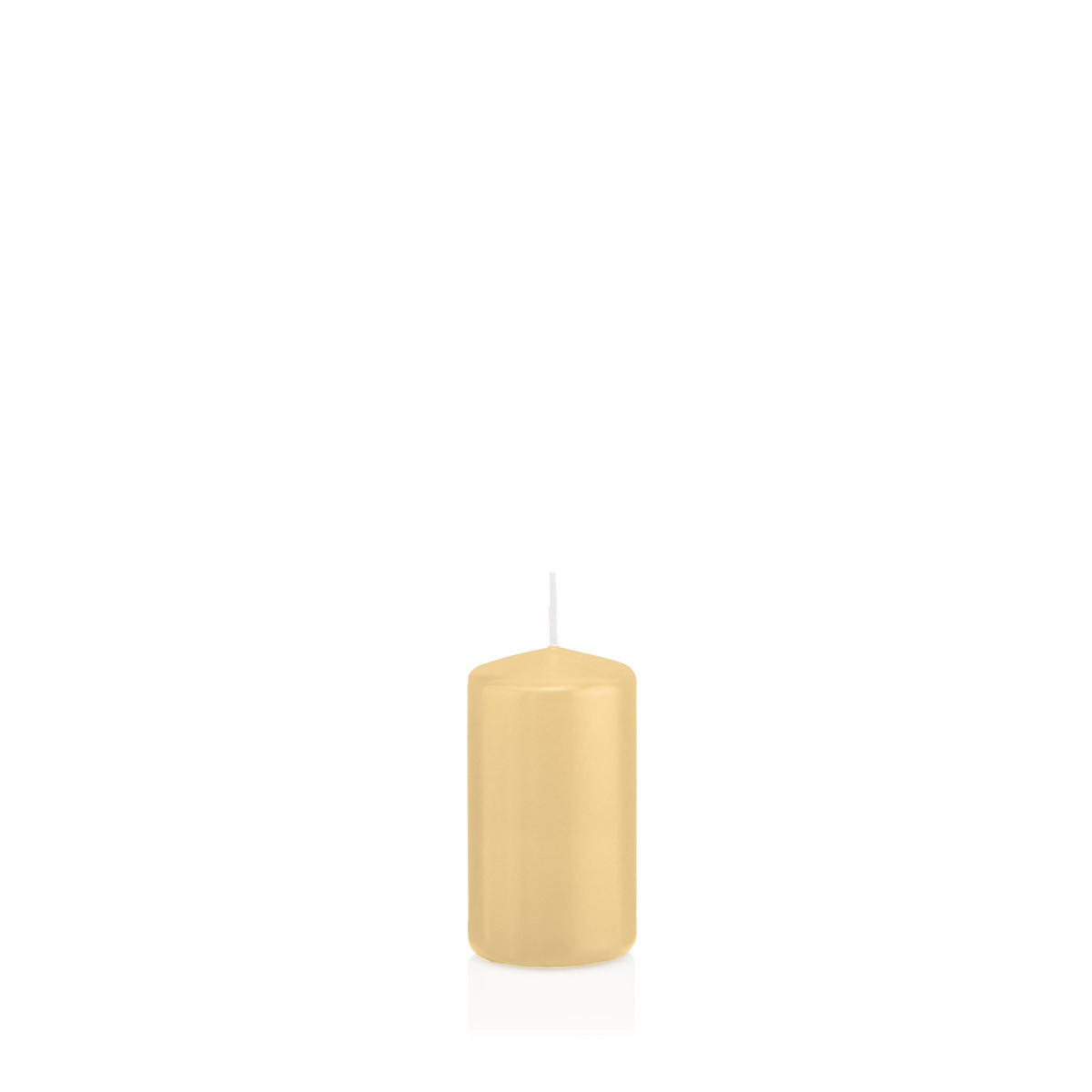 Wiedemann Kerzen Stumpenkerzen Champagner 8 cm