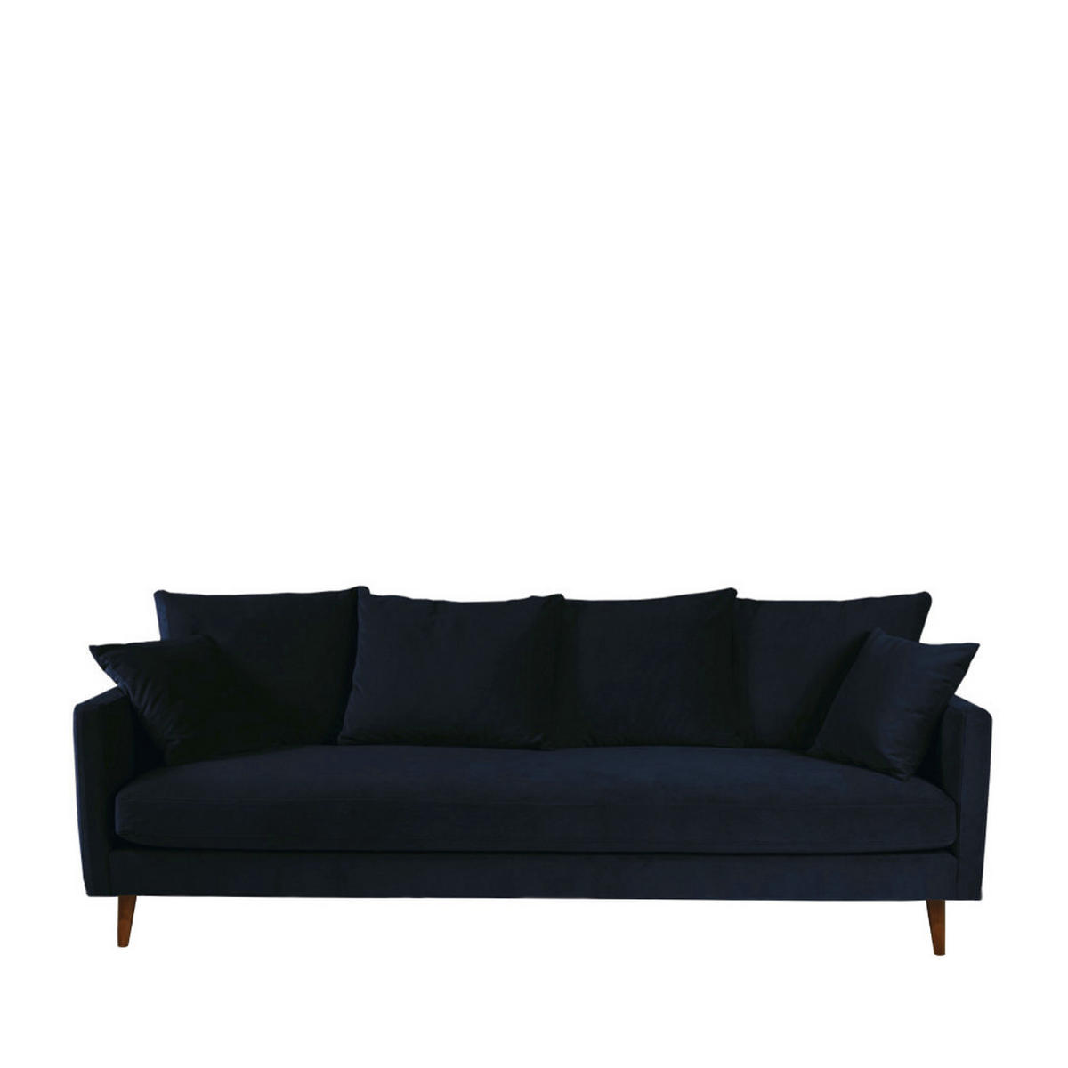 BETTSOFA - Navy blau - Dunkelblau, Textil (213/86/95cm) - Drawer