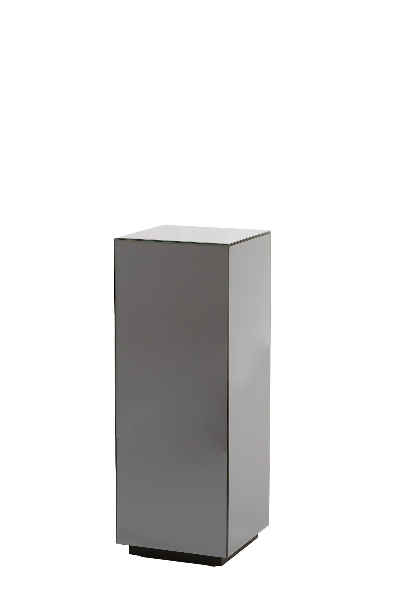 BLUMENSÄULE Daxton Grau 30/30/80 cm - Grau, Glas (30/30/80cm) - Light & Living