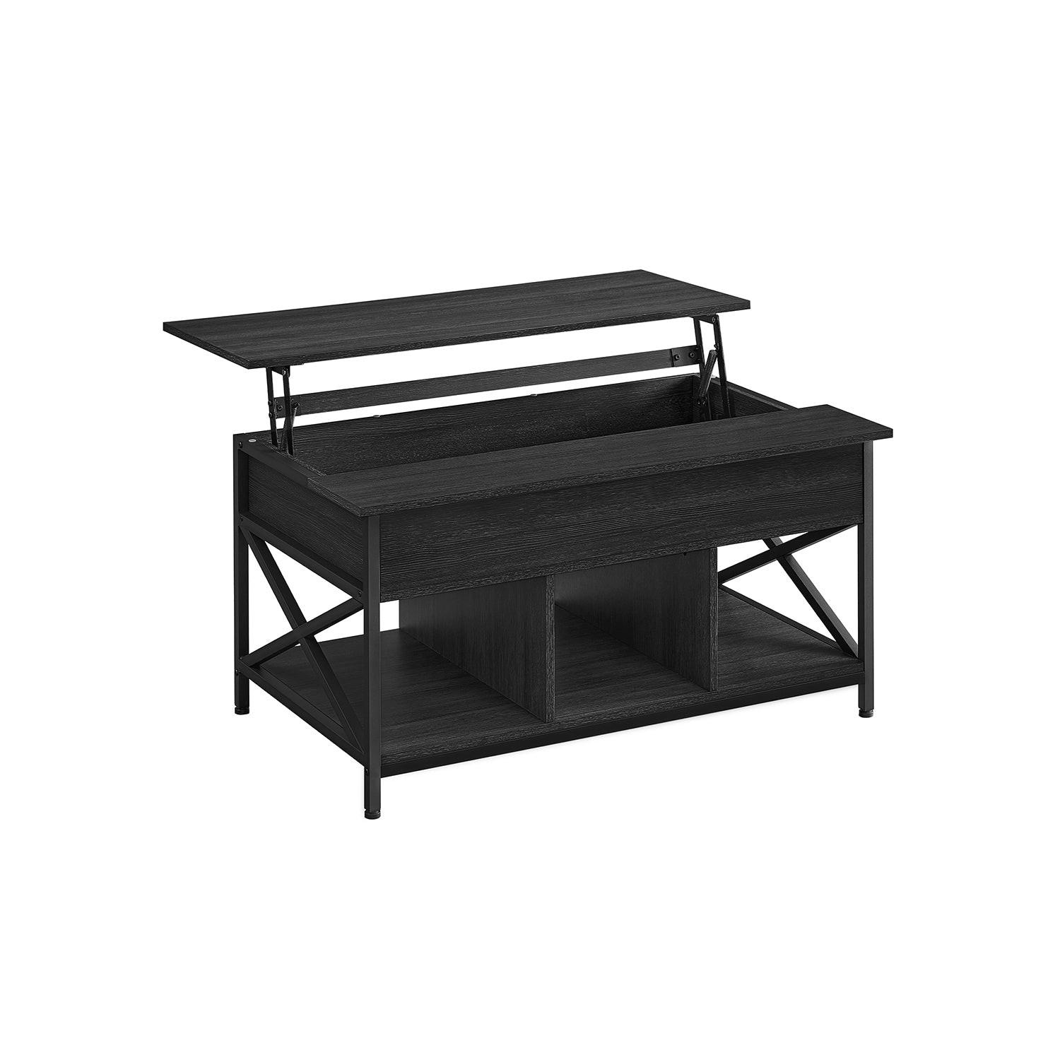 Hansiro Couchtisch Schwarz 100x62x60 cm
