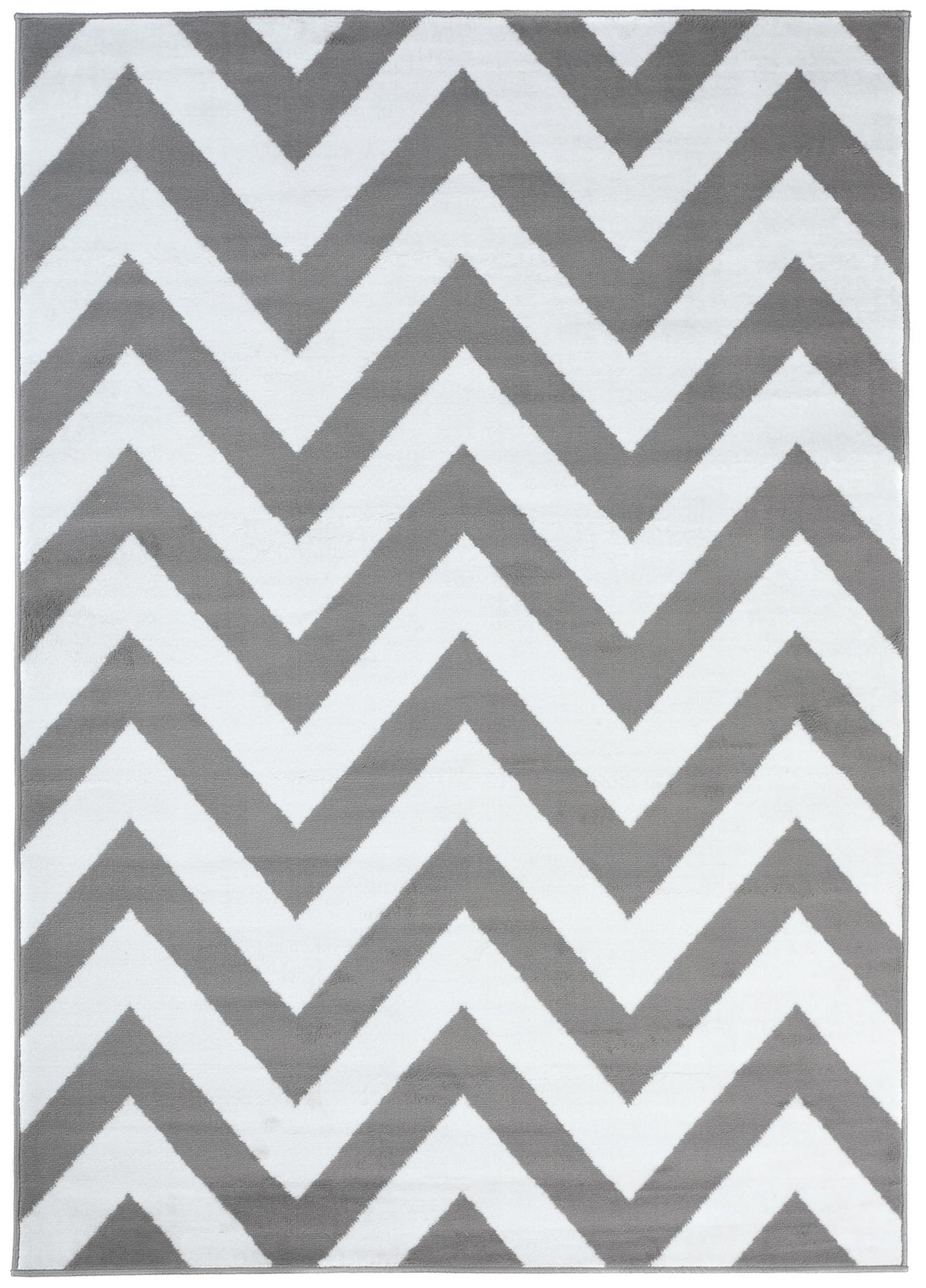 TEPPICH LUXURY Grau Geometrisch Streifen 300/400 cm - Grau, Textil (300/400cm) - Tapiso