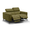 RELAXSOFA MORELLO 2-Sitzer, olive, 2 x Relax Zero Gravity - Olivgrün, Holz/Textil (164/82/103cm) - Courtois Laville