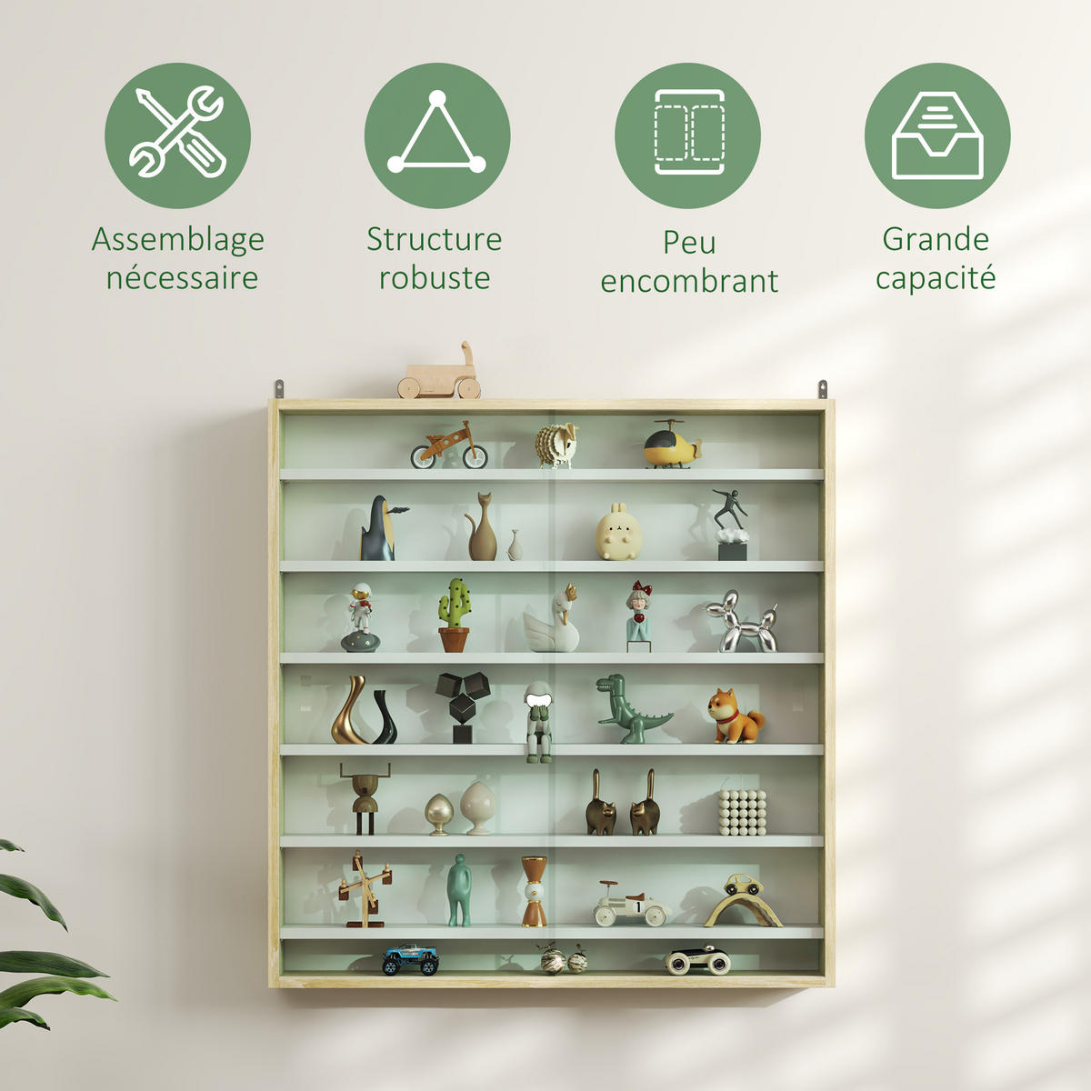 BÜCHERREGAL 80/9,5/83 cm Natur - Eichefarben, Karton (80/83/9.5cm)
