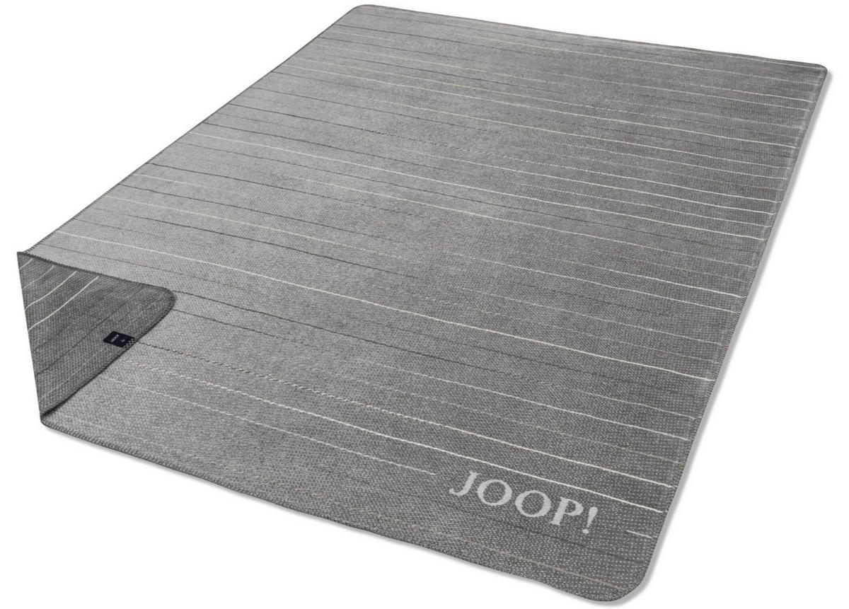 WOHNDECKE Move Decke stein 150 x 200cm - Grau, Textil (150/200cm) - Joop!