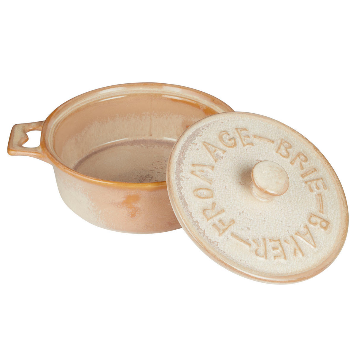 AUFLAUFFORM Portimao - Beige, Keramik (23/18/8cm) - BUTLERS