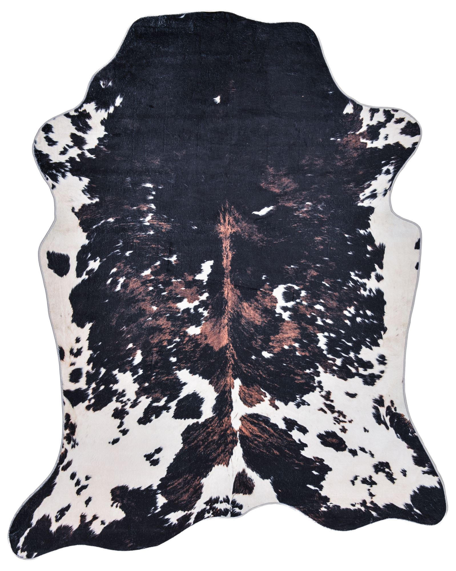 KUNSTFELL-TEPPICH Emilia 70x90 cm - Schwarz, Textil (70/90cm) - Gino Falcone