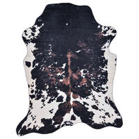 KUNSTFELL-TEPPICH Emilia 70x90 cm - Schwarz, Textil (70/90cm) - Gino Falcone