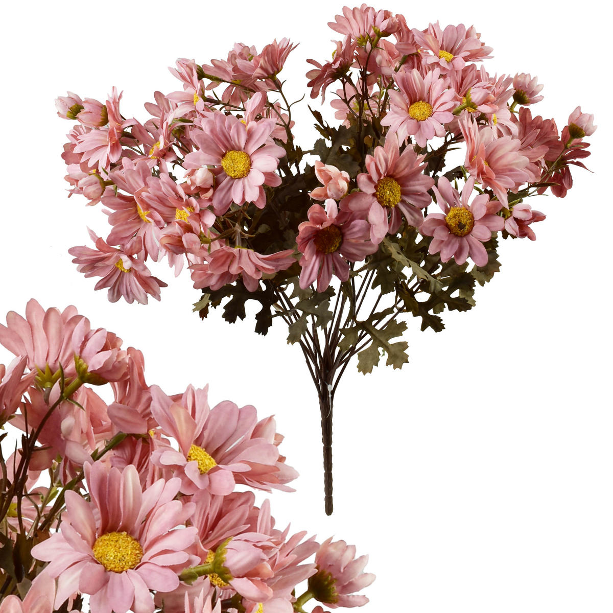 UMĚLÁ KYTICE Viridis - bílá, plast (45cm) - Mondex