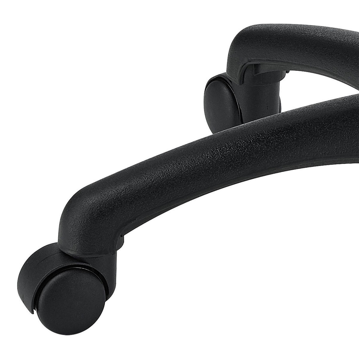 SCHREIBTISCHSTUHL Montreal Schwarz - Schwarz, Textil (47/111/52cm) - Juskys