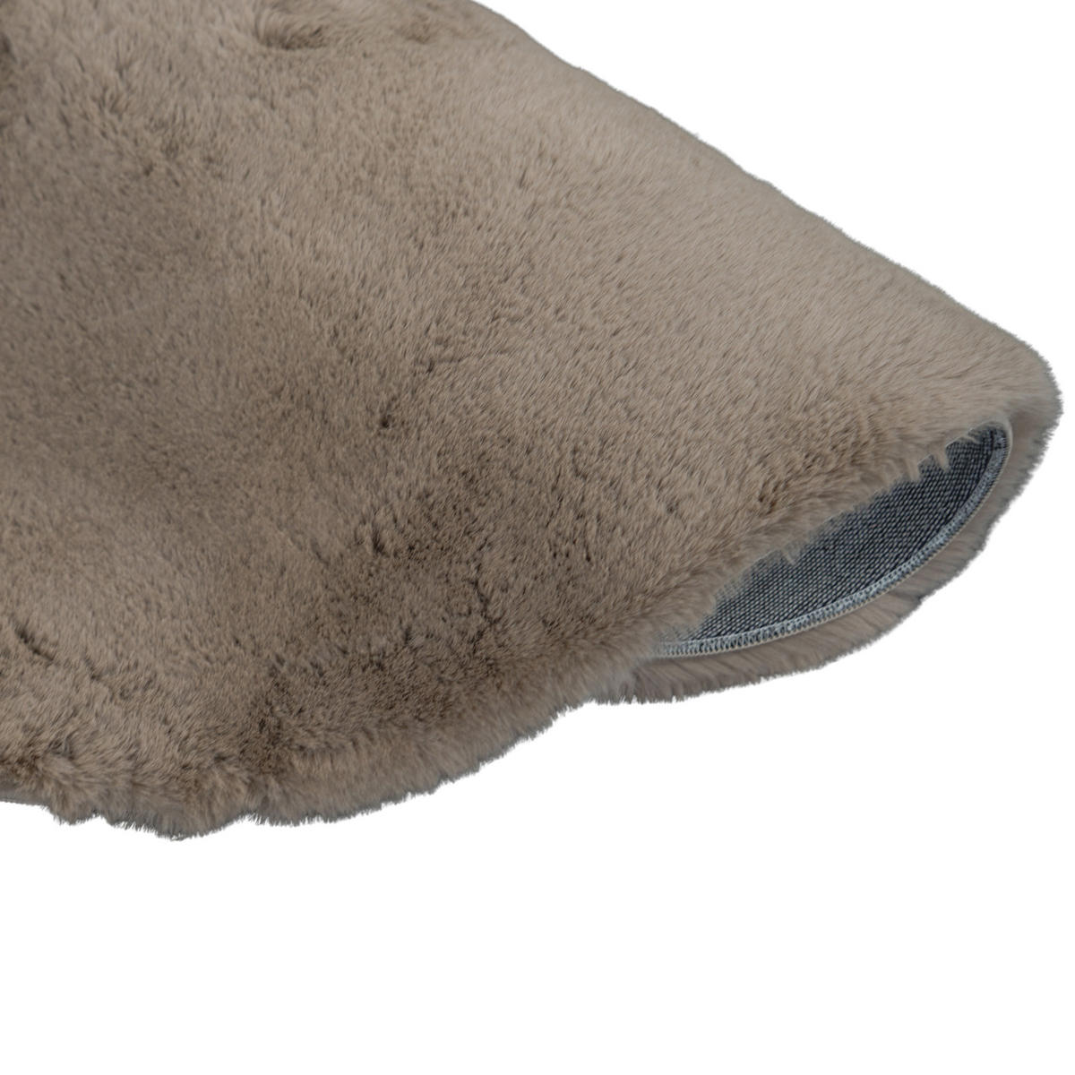 FELLTEPPICH CLOUD SUPER SOFT 200/200 cm Taupe - Taupe, Textil (200/200cm) - Consilio Concept