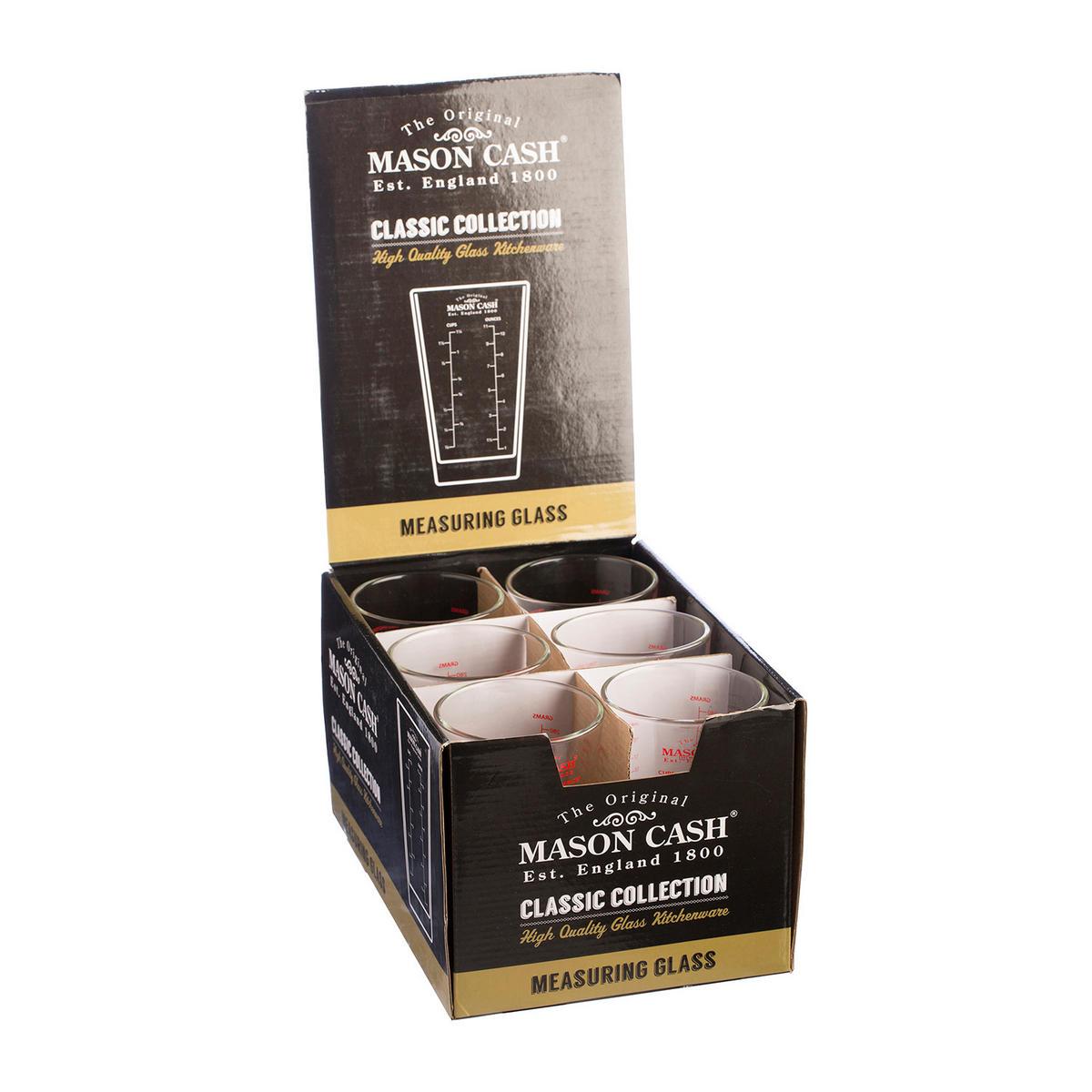 MESSBECHER aus Glas, 300 ml - Transparent, Glas (0.35L) - Mason Cash
