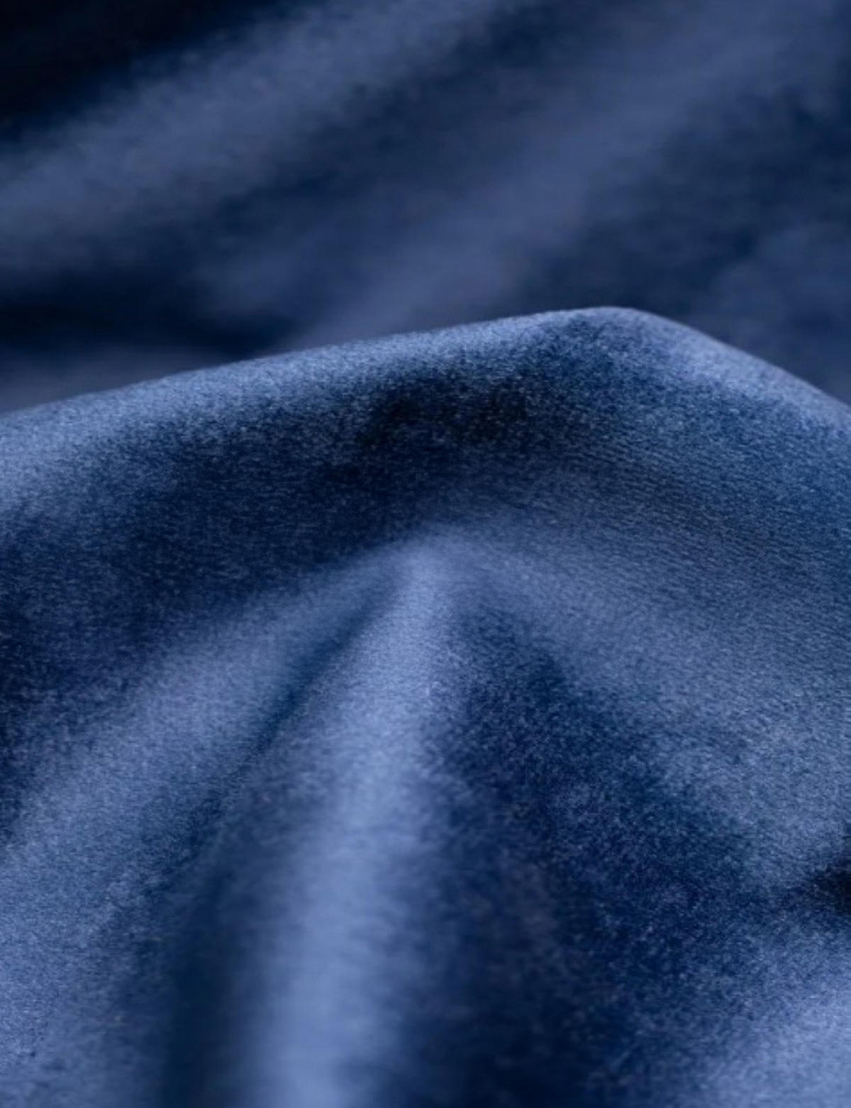 ECKSOFA L-Form Averro, stoff Bluvel, Tintenblau, Rechts - Blau, Holz (280/150cm) - Kaiser Möbel