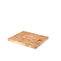 TRANCHIERBRETT, Gummibaumholz, 42 x 34 x 2.7 cm - Braun, Holz (34/42cm) - Continenta