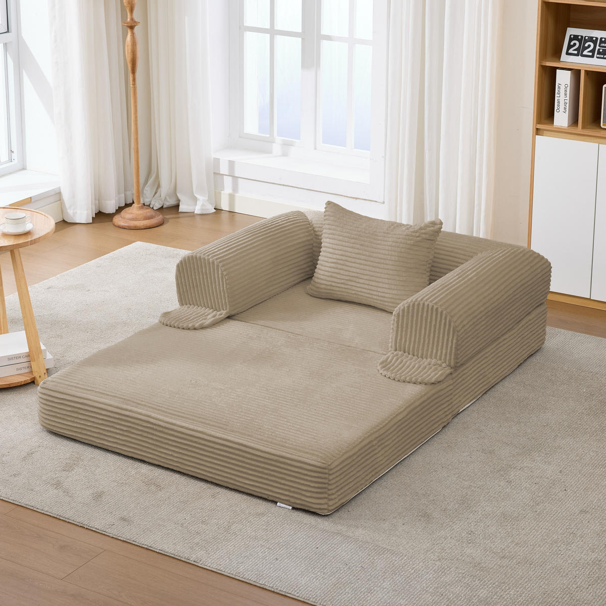SITZGARNITUR DE-35226 3-Sitzer Braun - Braun, Textil (78/65/190cm) - ComfortXL
