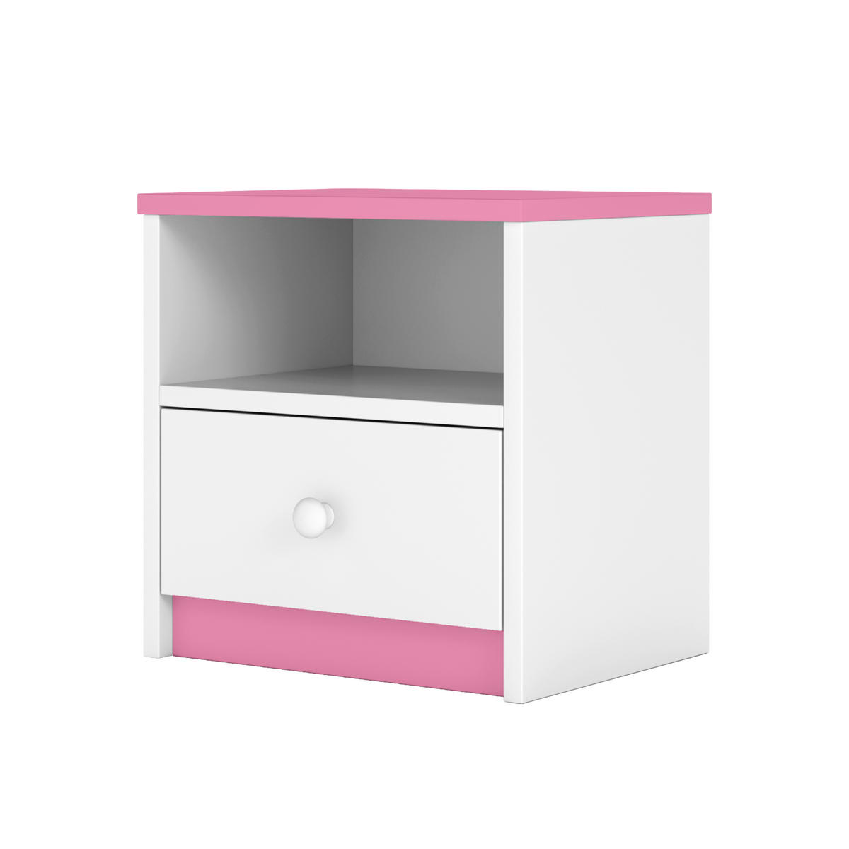 KINDER-NACHTTISCH Babydreams 39/40/30 - Hellrosa, Holzwerkstoff (39/40/30cm) - Kocot Kids