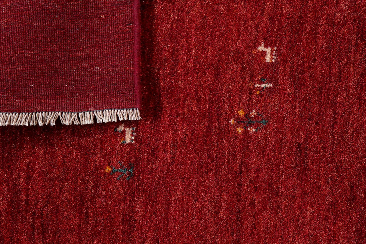 LÄUFER Orient handgeknüpft Rot 225/85 cm Schurwolle - Rot, Textil (85/225cm) - Looma