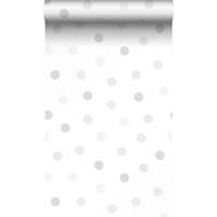 TAPETE Punktmuster 53 cm x 10.05 m - Grau, Papier (53/0.1cm) - Origin Wallcoverings