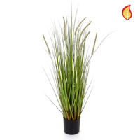 KUNSTPFLANZE Künstliches Gras - Ulrich 90 cm - Grün, Kunststoff (90cm) - aplanta