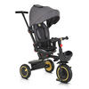 DREIRAD Orion faltbar gelb PU-Reifen, drehbarer Sitz, Schiebestange - Gelb, Metall (72/52/103cm)