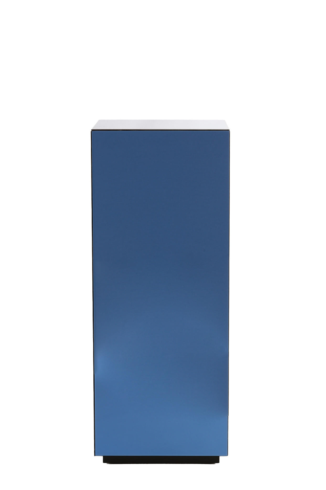 BLUMENSÄULE Daxton Blau 40/40/100 cm - Blau, Glas (40/40/100cm) - Light & Living