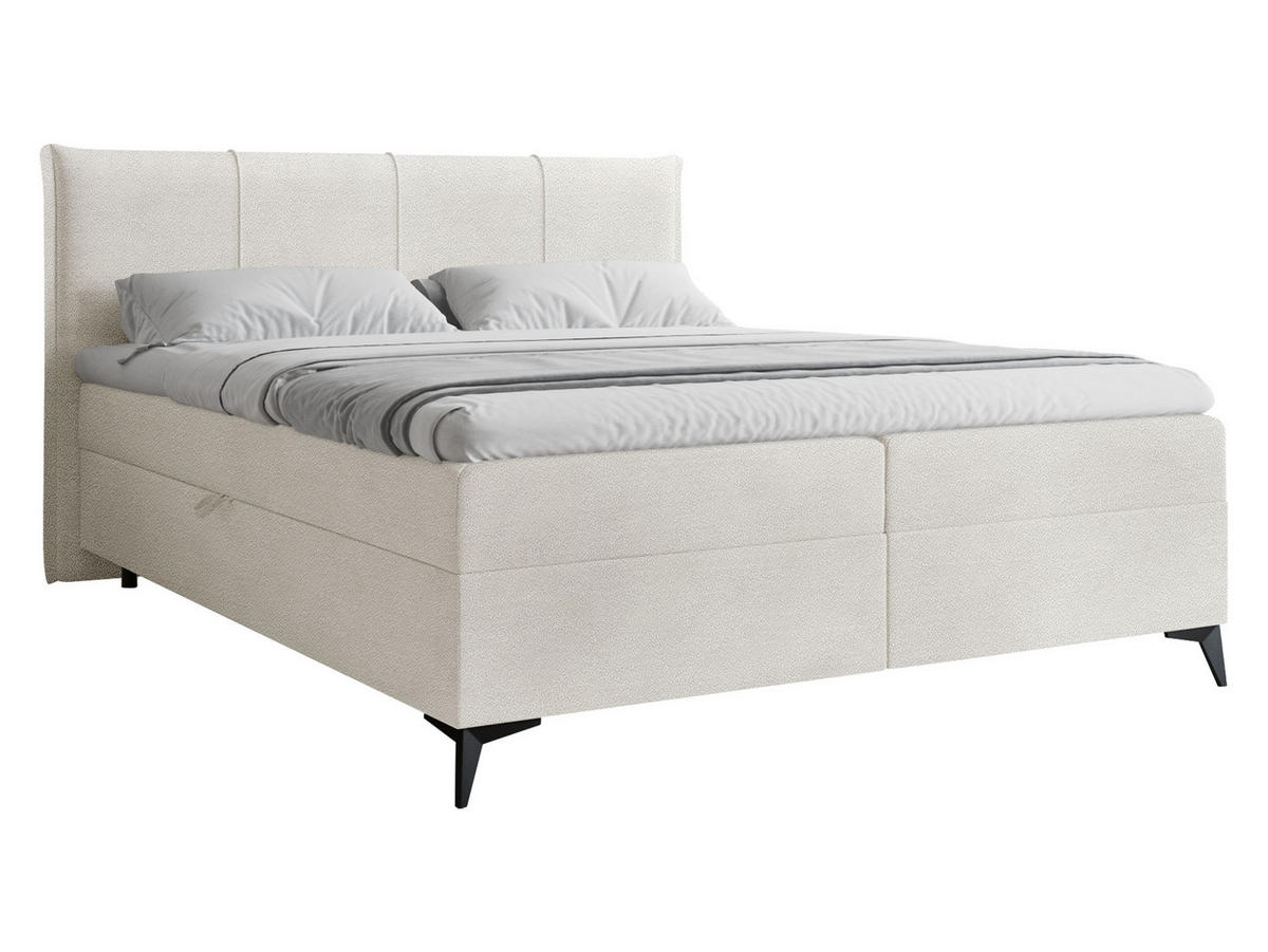 BOXBETT Eco Bis - H3 - Creme/Schwarz, Holz/Holzwerkstoff (140/200cm) - MIRJAN24