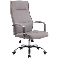 BÜROSTUHL Portofino, Stoff Grau - Grau, Textil/Metall (63/124/72cm) - TPFLiving