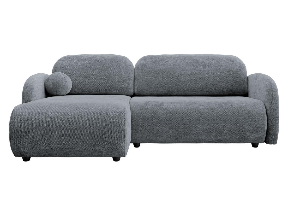 ECKSOFA Dream L - Schwarz/Grau, Holz/Kunststoff (233/160cm) - MIRJAN24
