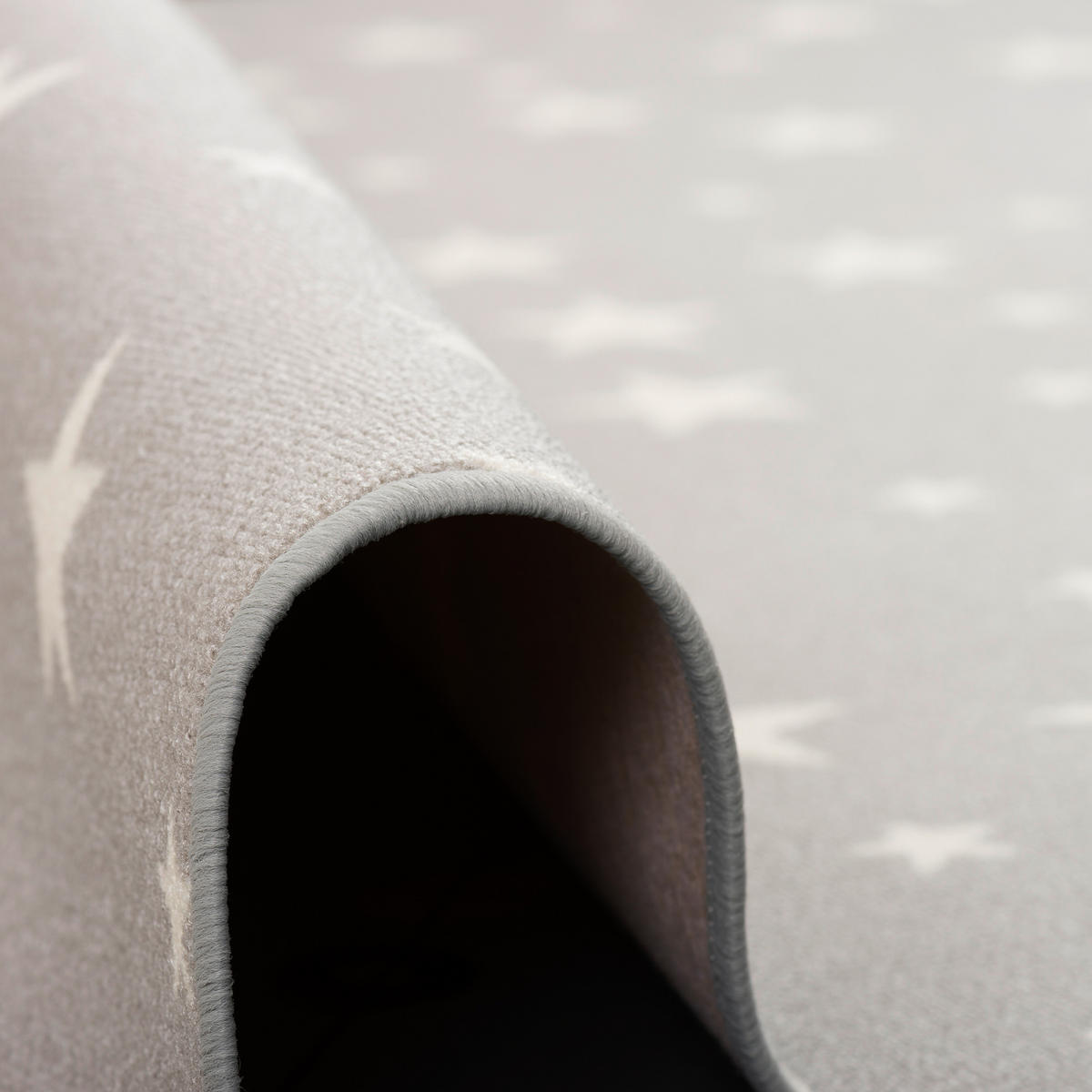 KINDER SPIEL TEPPICH STERNE - Grau, Textil (100/300cm) - Snapstyle