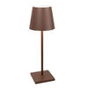 AKKULEUCHTE Poldina L desk Rostfarbig - Rostfarben, Metall (8.25/8.25/49.7cm) - click-licht