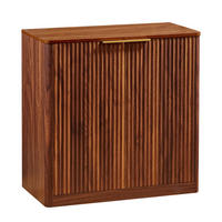 SIDEBOARD DE-38846 80/40/80 cm Vertiefungspanelen und verstellbare Ablagen Braun - Braun, Holzwerkstoff (80/80/40cm) - ComfortXL