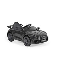ELEKTROAUTO Mercedes AMG GTR schwarz EVA-Reifen, Musikeffekte, Fernbedienung - Schwarz, Kunststoff (99/55/41cm) - Moni