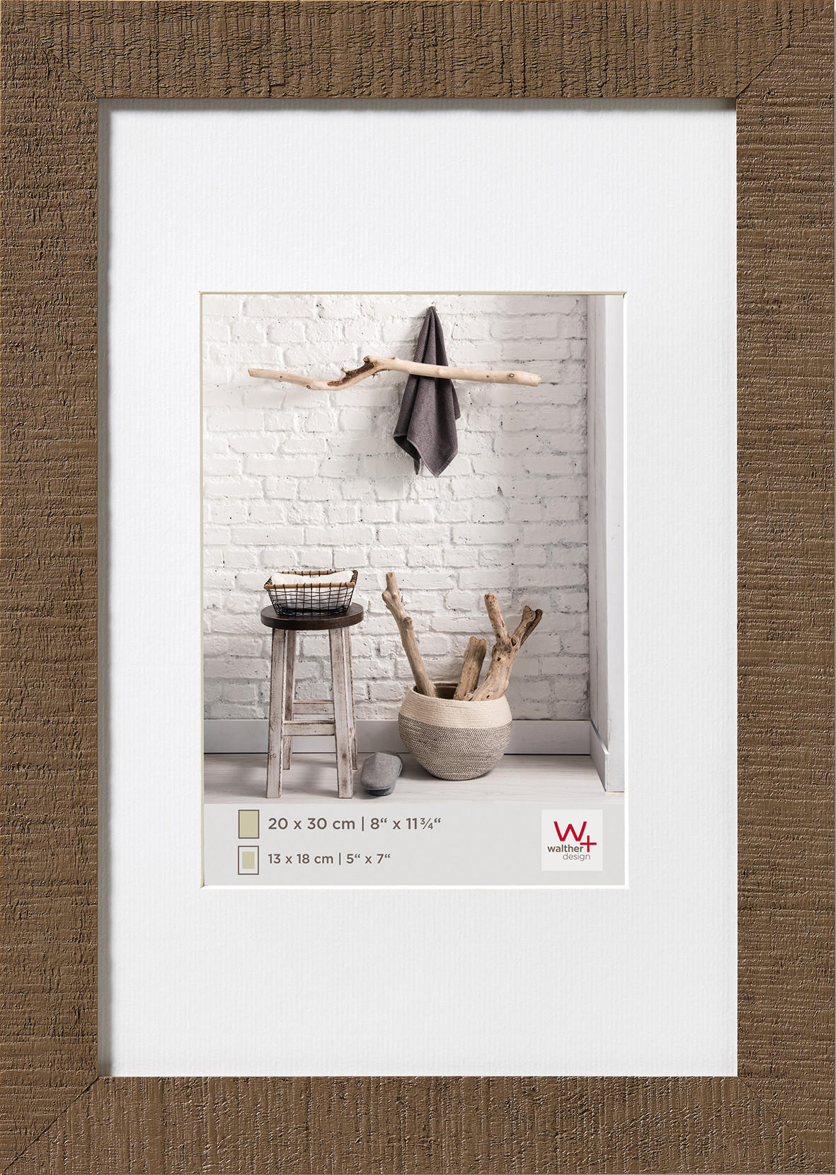 BILDERRAHMEN Home 10x15 cm braun - Braun, Holz (15/19.5/1.4cm) - walther design