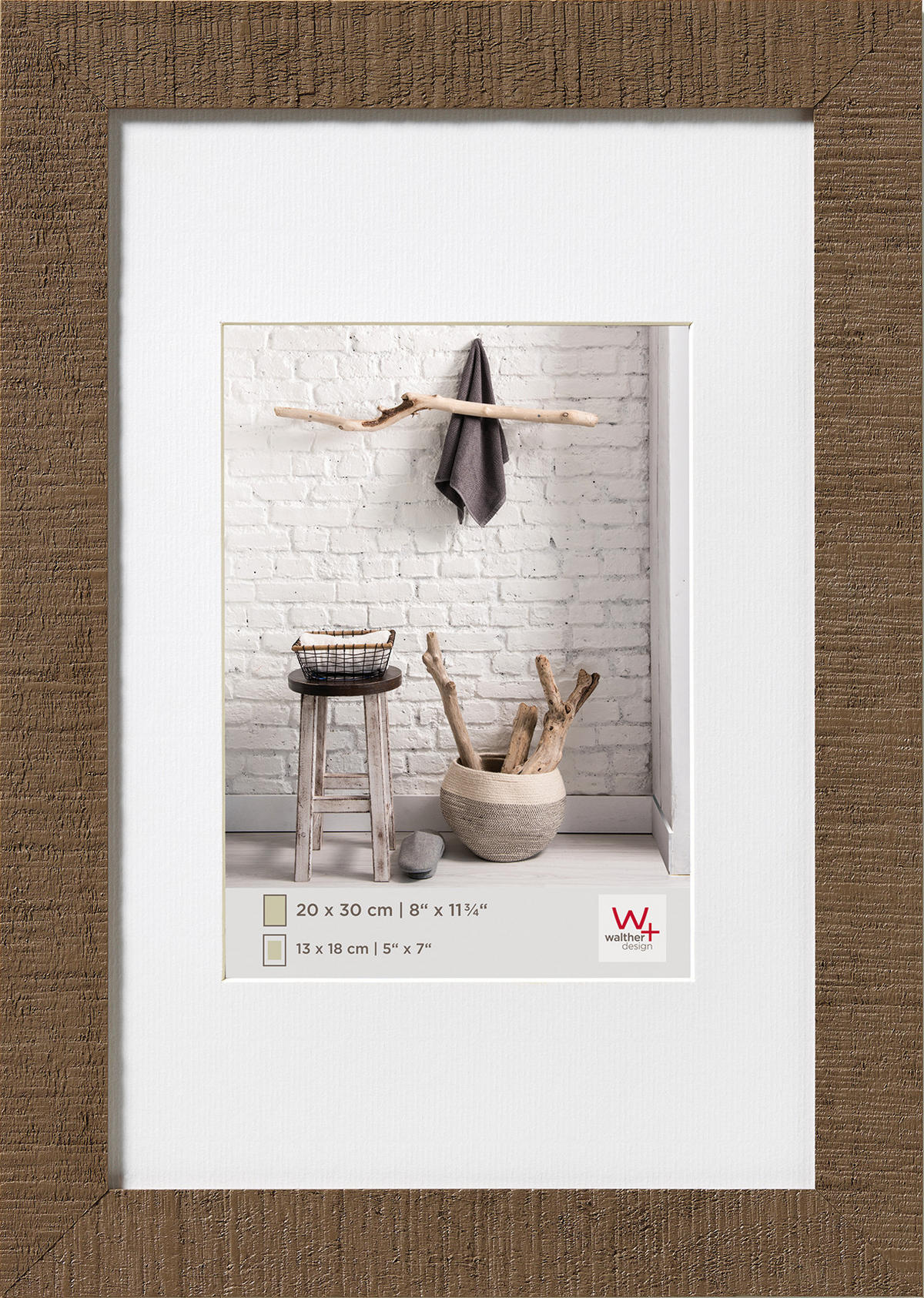 BILDERRAHMEN Home 10x15 cm braun - Braun, Holz (15/19.5/1.4cm) - walther design
