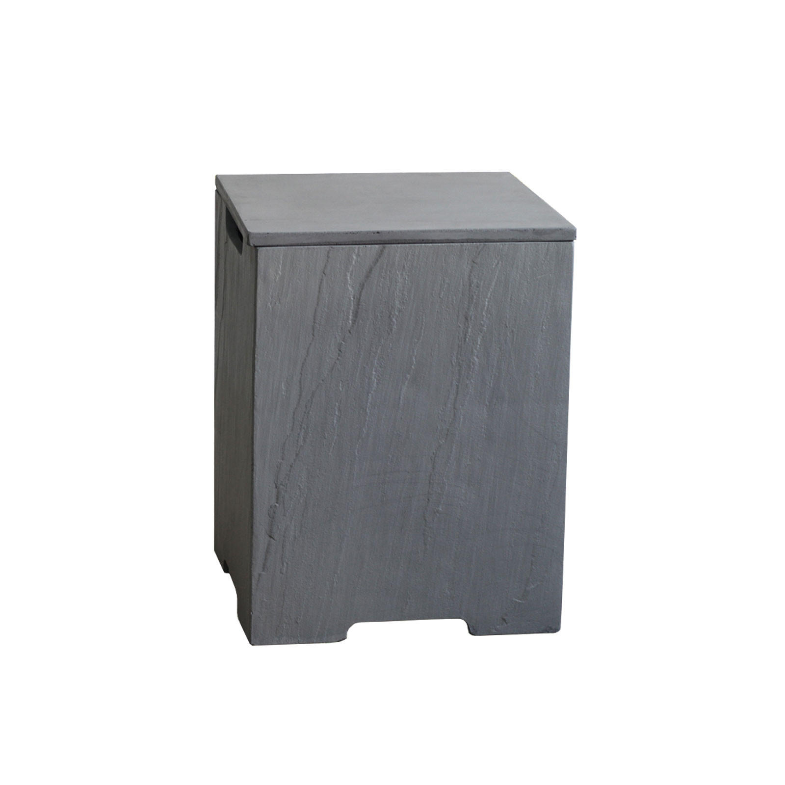 ABDECKUNG für 5 kg Gasflaschen in Sandstein-Optik - Grau, Stein (49/62/49cm) - Elementi