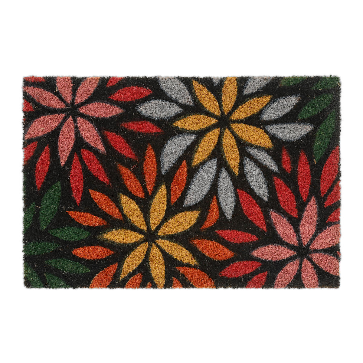 FUSSMATTE - Multicolor, Kunststoff/Textil (60/40cm) - Relaxdays
