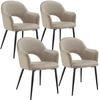 ARMLEHNSTUHL Sachel,57 x 61,5 x 87,5 cm,taupe - Taupe, Kunststoff (57/87.5/61.5cm) - tectake
