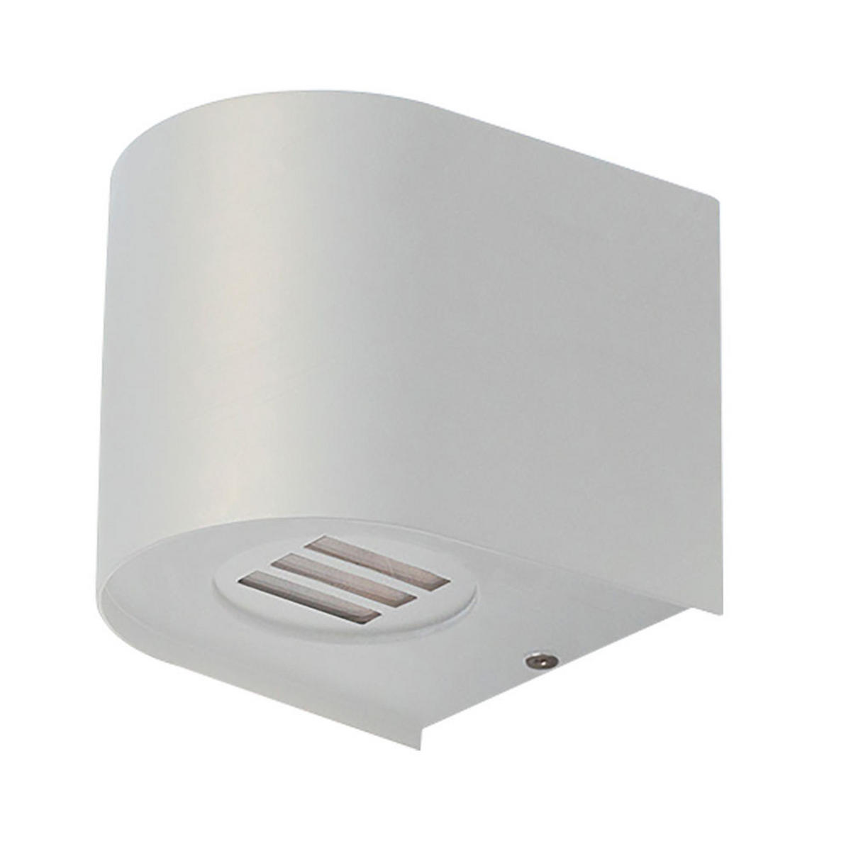 LED AUSSENWANDLEUCHTE Kunststoff Weiß - Weiß, Kunststoff (11.7/10/10.5cm) - Nowa