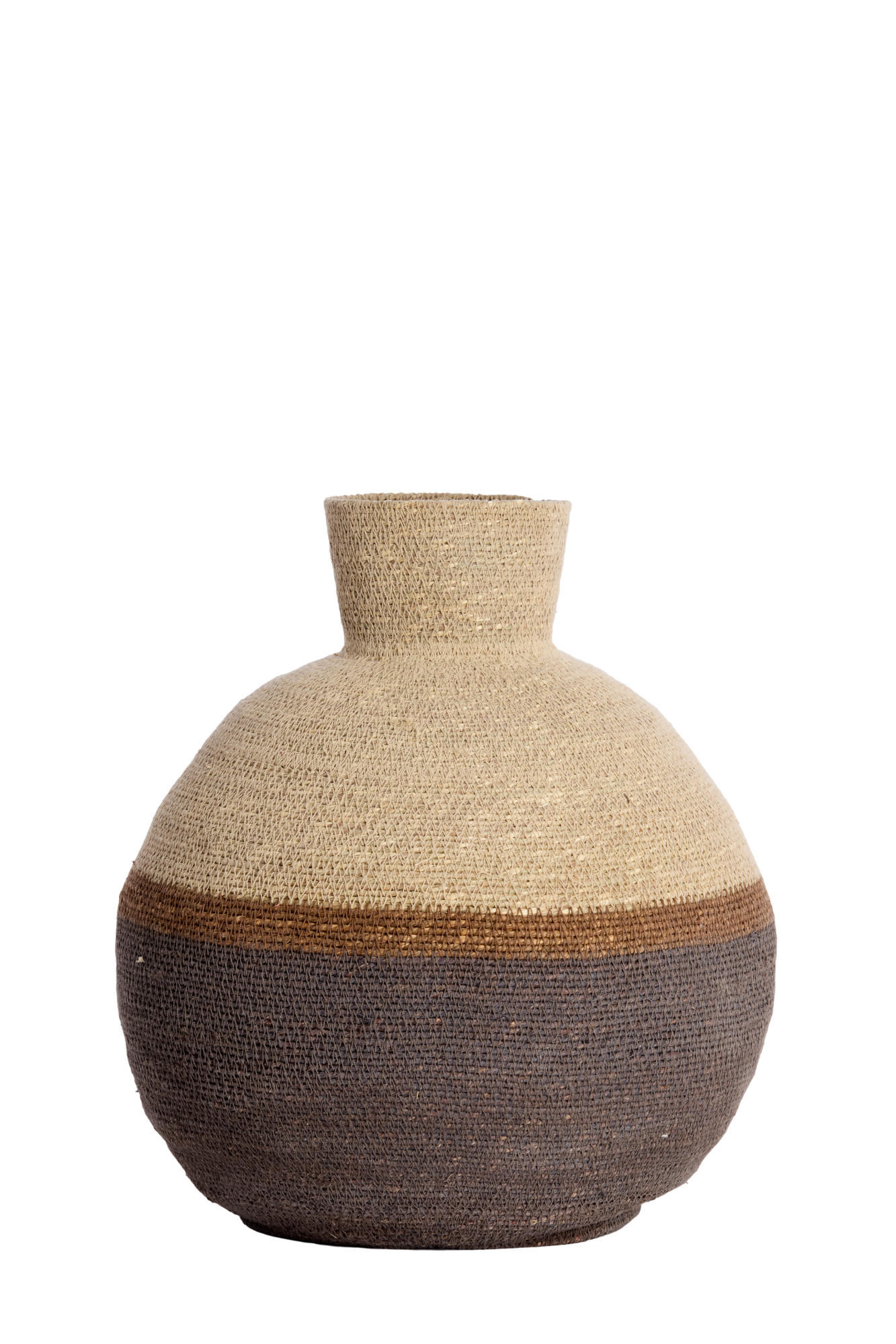 KORB Bisira Braun Ø32/37,5 cm - Braun, Naturmaterialien (32/37.5/32cm) - Light & Living